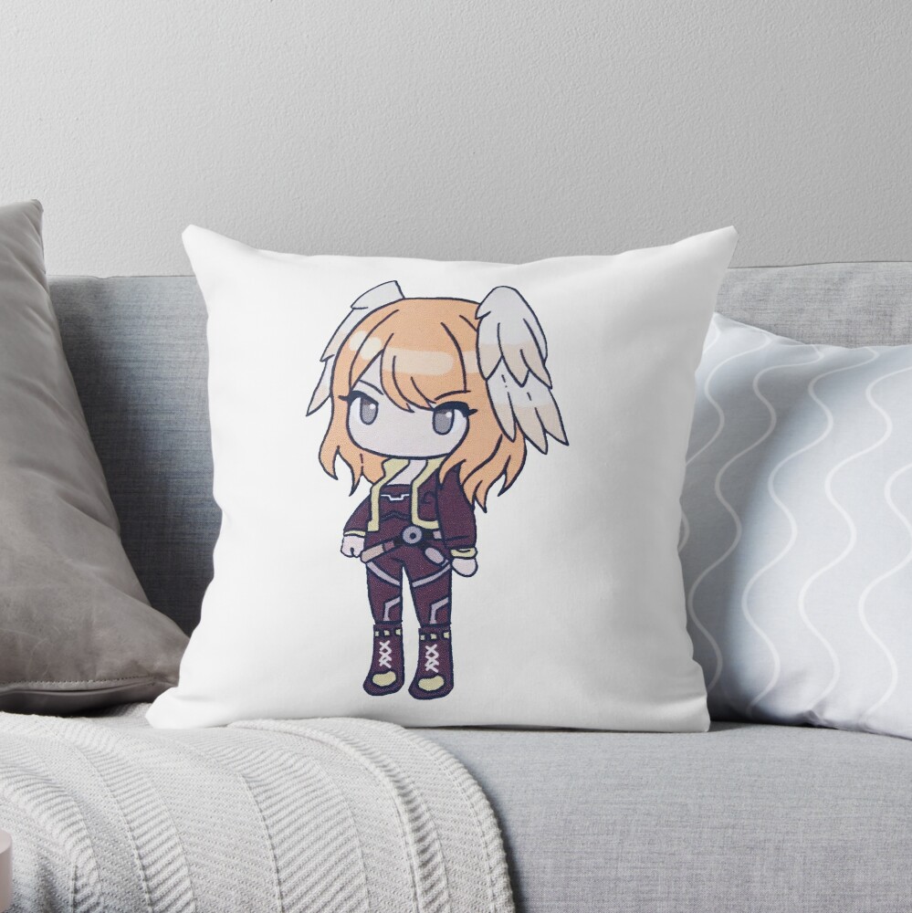 Xenoblade Chronicles Eunie Throw Pillow - Xenoblade Chronicles Merch